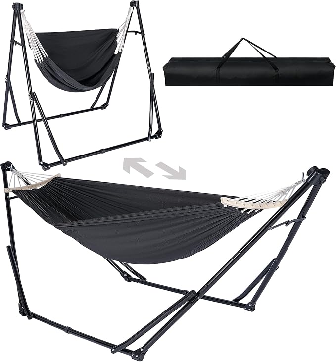 2-in-1 Hammock & Swing Chair for Teens – Adjustable Folding Chair by Chloraeon