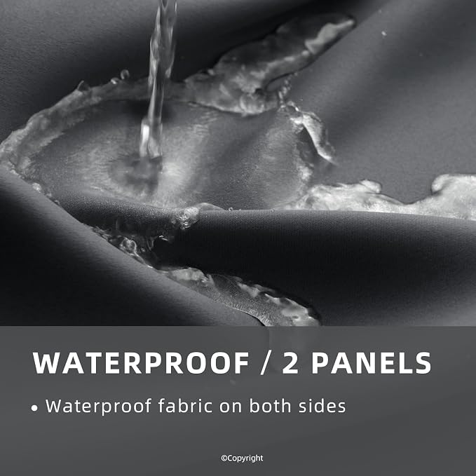 Waterproof Outdoor Curtain W105 x L84 - Image 2