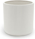 Amazon Basics Fluted Ceramic Round Planter by AmazonBasics