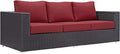 Modway Convene Wicker Rattan Outdoor Patio Sofa by Modway