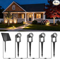 ZYAN Solar Landscape Spotlights, Separate Monocrystalline Panels & USB-C by ZYAN