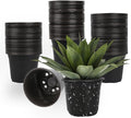 100 Packs Nursery Pots, 3 Inches Plastic Nursery Pots by TAQIXI