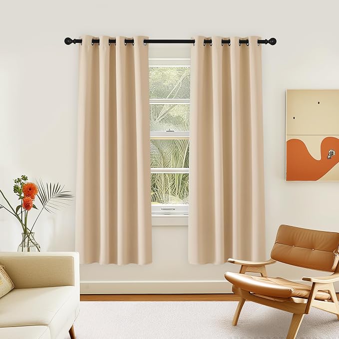 NICETOWN 72 inch Bedroom Curtain, Thermal Insulated Grommet Window Treatments by NICETOWN