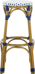 Safavieh Home Collection Kipnuk Blue&White Indoor/ Outdoor Barstool by SAFAVIEH