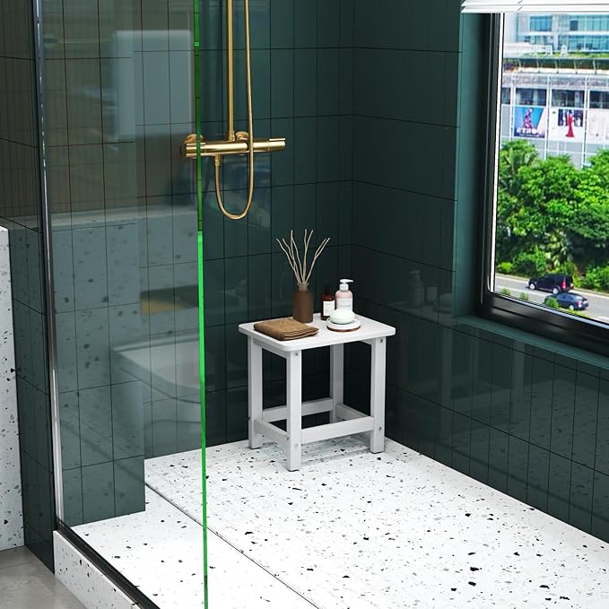 Weatherproof Outdoor Side Table, HDPE Small Outdoor Table - Image 9