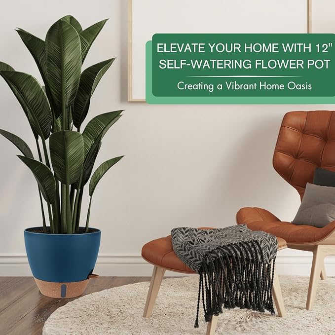 8/10/12 Inch Large Self Watering Pots - Image 4