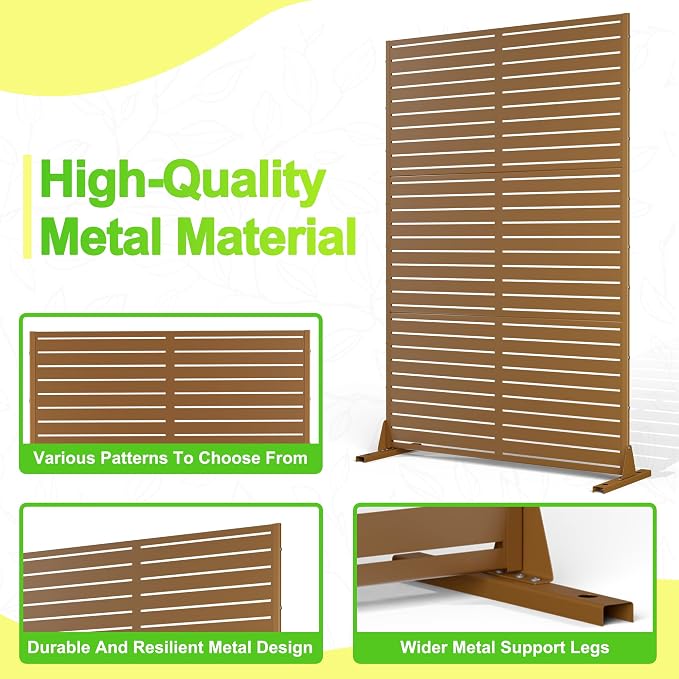 Outdoor Privacy Screen, Freestanding Privacy Fence Panels - Image 4