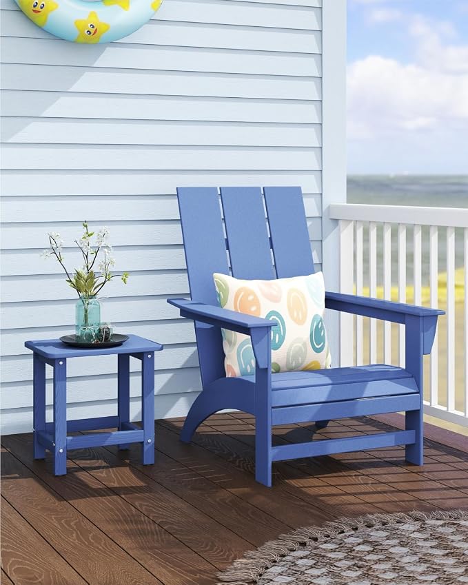 Weatherproof Outdoor Side Table, HDPE Small Outdoor Table - Image 2