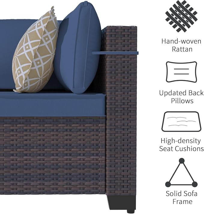 11 Pieces Patio Furniture Set - Image 4