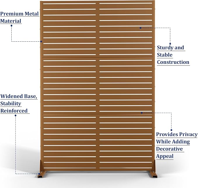 FENCY Outdoor Privacy Screen, Outdoor Freestanding Privacy Screen & Panels - Image 4