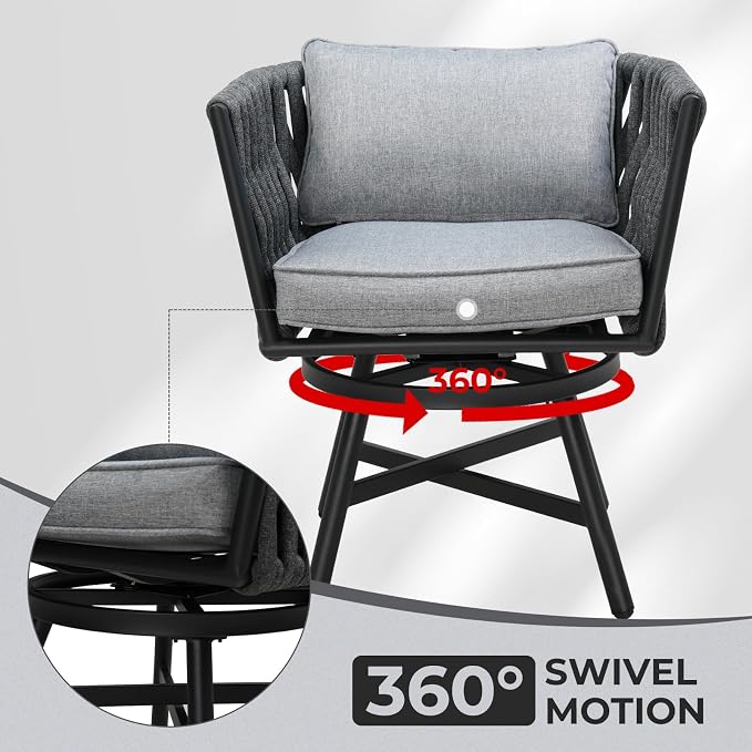 Grand patio 5-Piece Outdoor Dining Set - Image 4