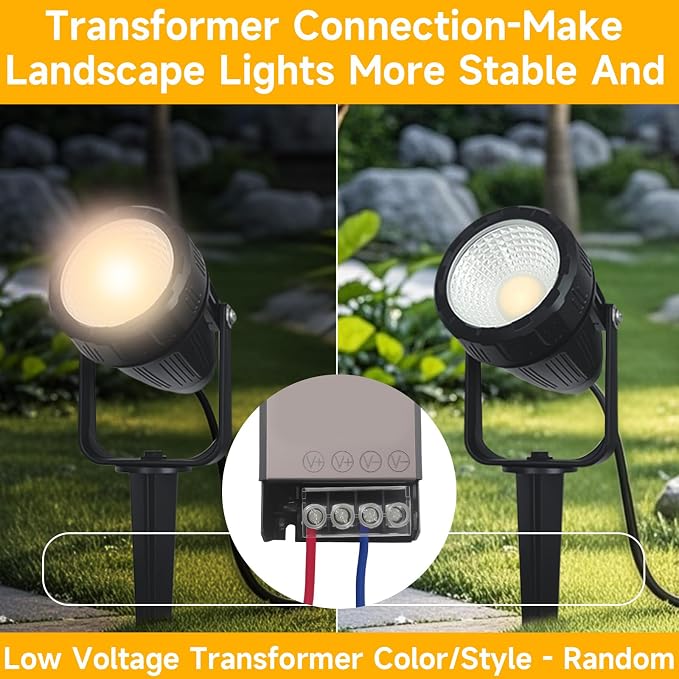 Low Voltage Safety Landscape Lights Outdoor: 7W 840LM LED Landscape Lighting - Image 6