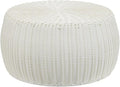 Resin Wicker Storage Stool or Side Table by HouseholdEssentials