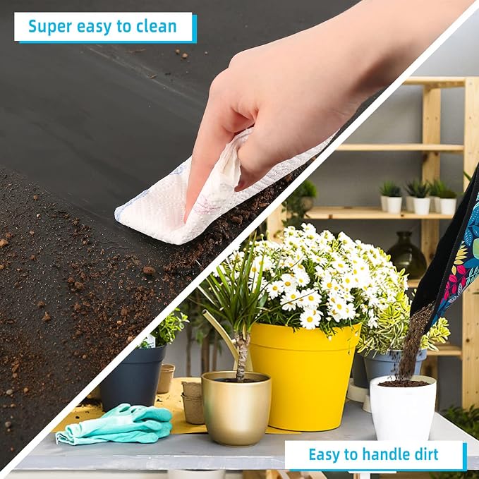 Extra Large Repotting Mat for Indoor Plant Transplanting and Mess Control - Image 6