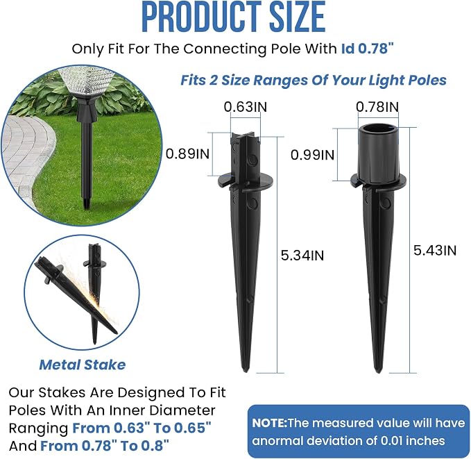 12 Sets Metal Replacement Stakes - Image 2