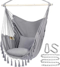 Y- STOP Hammock Chair Hanging Rope Swing, Max 500 Lbs, 2 Cushions Included by Y-STOP