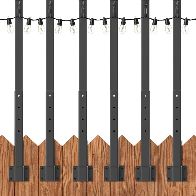 AILBTON 4 Pack Suspension Outdoor String Light Poles by AILBTON