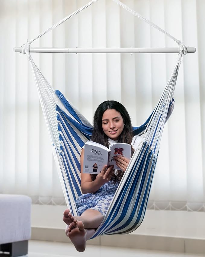 ADVOKAIR Hammock Chair Large 70.9"x47.2", 32% Bigger XXL Hanging Swing Chair - Image 2