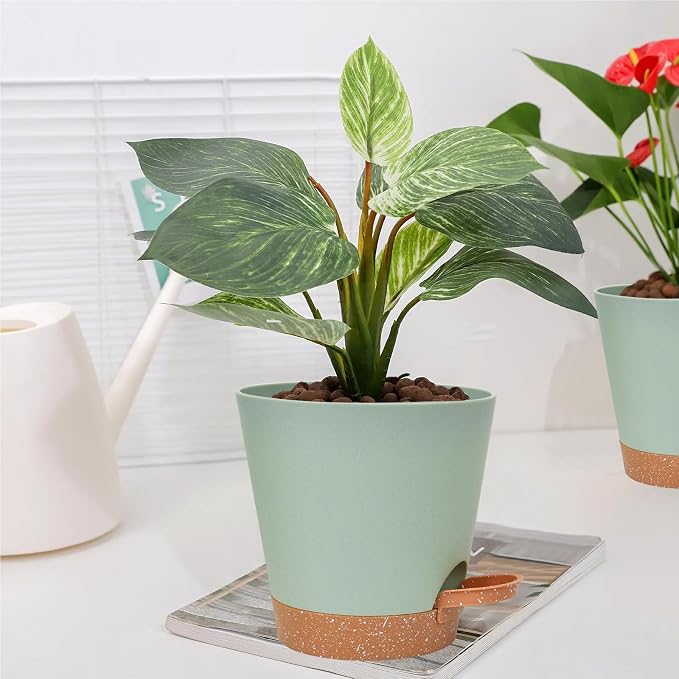 Planters for Indoor Plants 7/6.5/6/5.5/5 Inch, Self Watering Planters - Image 7