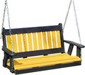 Poly Lumber Wood 5FT Mission Porch Swing Amish Craftsmandship Made in USA HDPE by Unknown
