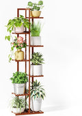 ROSSNY 55 Inch Tall Plant Stand Indoor, 7 Tier 8 Potted Bamboo Plant Stands by ROSSNY
