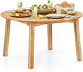 Tangkula 53" Round Outdoor Dining Table by TANGKULA