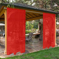 SpaceDresser Waterproof Outdoor Sheer Curtains by SpaceDresser