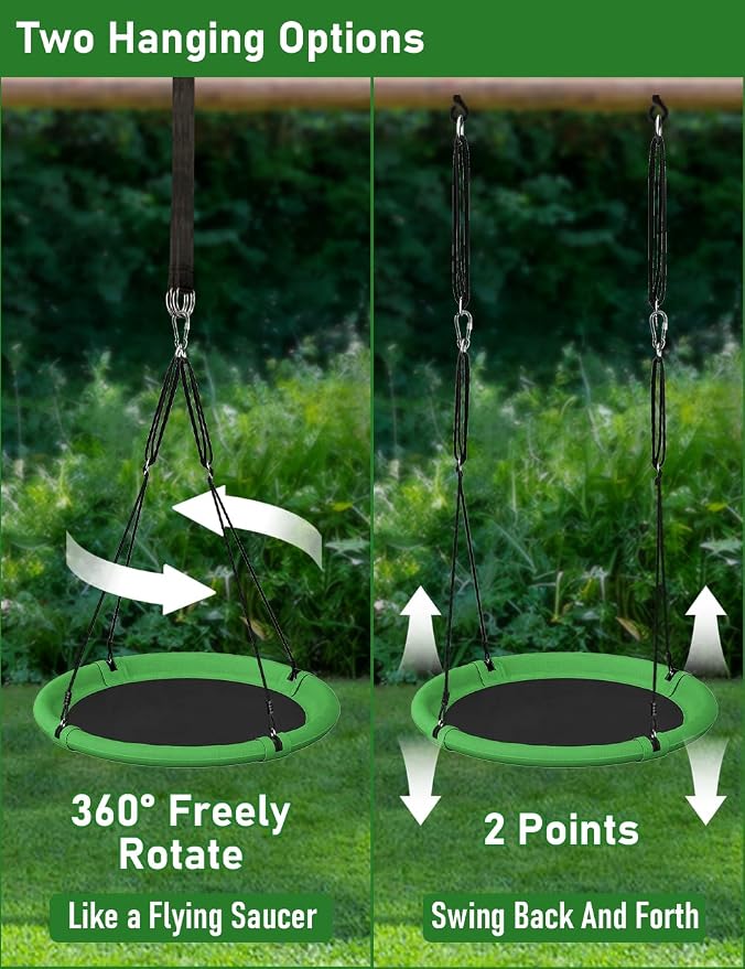 40 Inch Diameter Saucer Tree Swing Set - Image 6