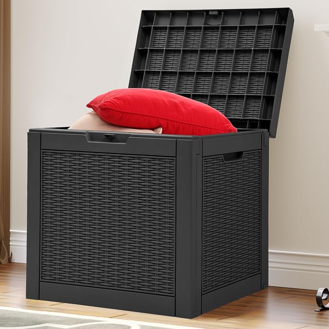YITAHOME 32 Gallon Deck Box, Resin Storage by YITAHOME