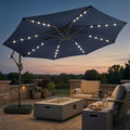wikiwiki 10ft Solar LED Patio Umbrella by WikiwikiPatioUmbrellas