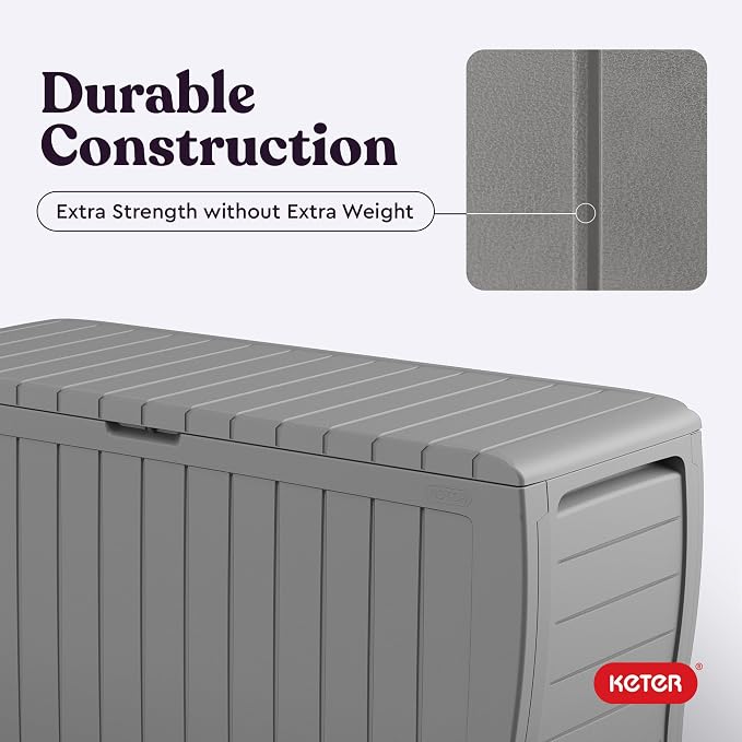Keter Marvel Plus 71 Gallon Resin Outdoor Storage Box - Image 9