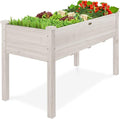 Best Choice Products 48x24x30in Raised Garden Bed, Elevated Wood Planter Box by BestChoiceProducts