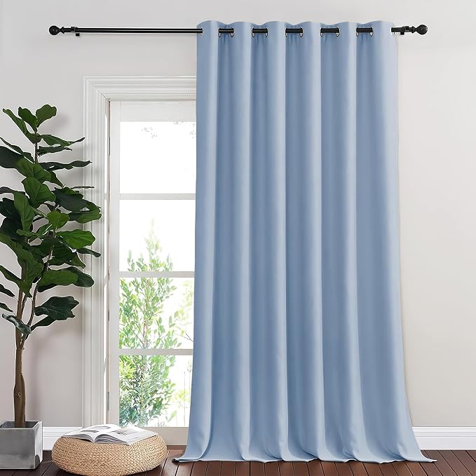 NICETOWN Vintage Blue Blackout Curtains by NICETOWN
