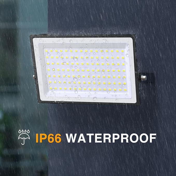 Onforu 120W LED Flood Light Outdoor, 12000LM Security Lights, IP66 Waterproof - Image 4