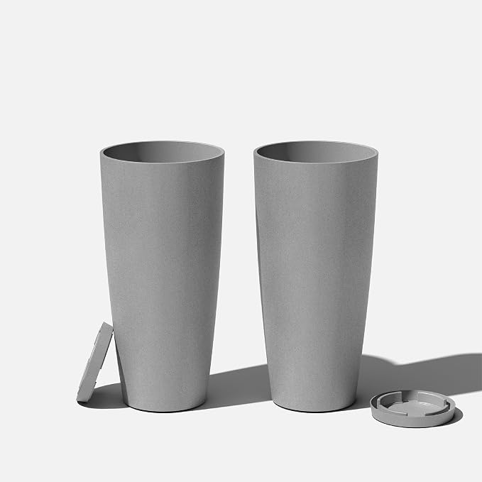 Veradek Vega Round Tall Planter Pots - Image 2