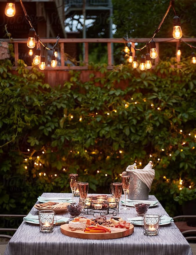Svater Outdoor String Lights Led 105FT, Commercial Grade Patio Light - Image 7