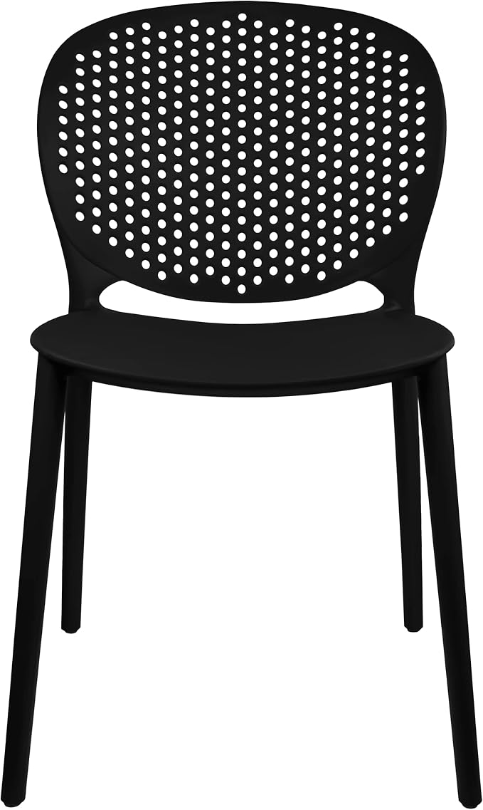 2xhome Patio Dining Chair | Modern Stackable Outdoor Pool Side Chair | Weather by 2xhome