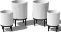 Veradek Demi Series Round Planter w/Stand by VeradekOutdoor