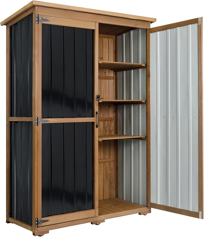 PetsCosset 46" L Large Outdoor Storage Cabinet - Image 3
