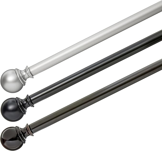 Amazon Basics Adjustable Sturdy Curtain Rod - Image 5