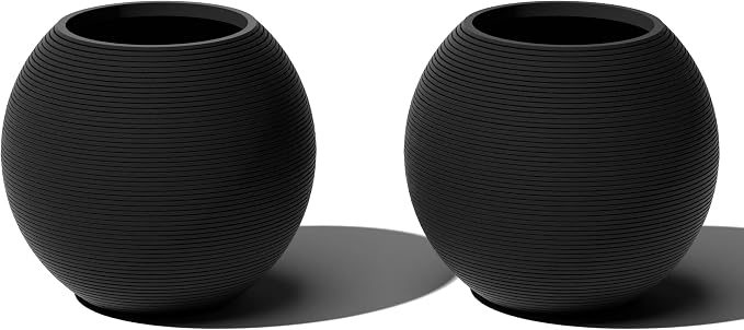 Veradek Strata Series Sphere Round Planter by VeradekOutdoor