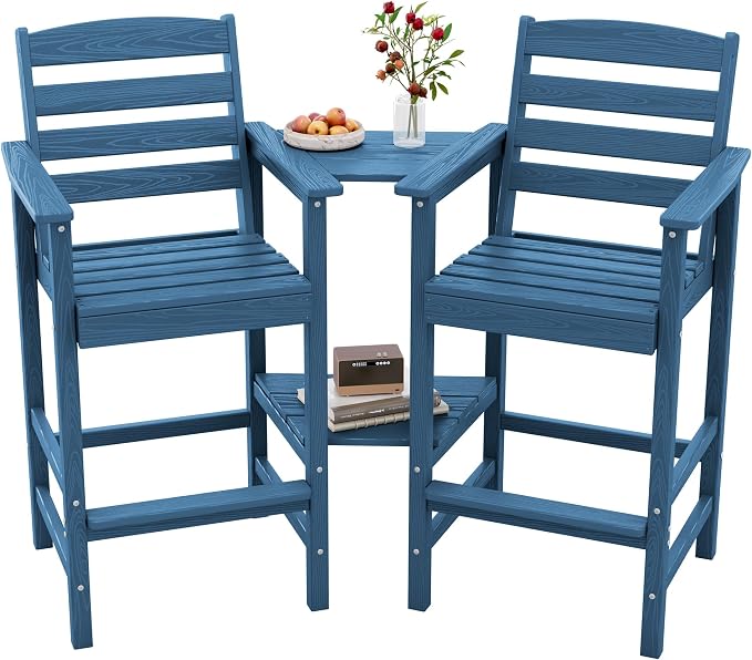 SERWALL Tall Adirondack Chairs Set of 2 by SERWALL