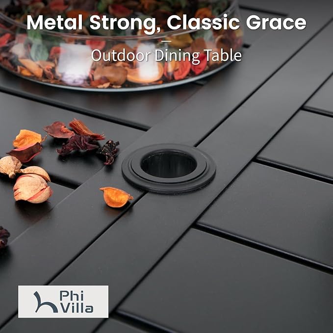 PHI VILLA 7 Piece Patio Dining Set - Image 6