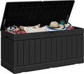 JUMMICO 78 Gallon Outdoor Deck Box Large Resin Storage Box by JUMMICO