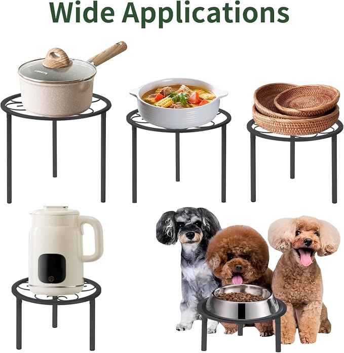 5-piece set of metal plant potted flower racks, heavy-duty flower pot plant - Image 9
