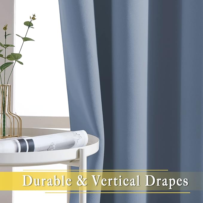 NICETOWN Patio Door Curtain for Sliding Glass Door, Thermal Insulated Blackout - Image 7