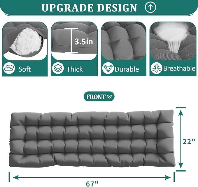 UDPATIO Oversized Zero Gravity Chair 29In XL Patio Reclining Chair - Image 5