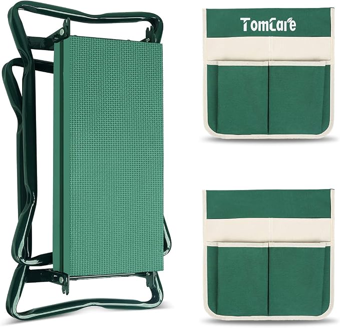 TomCare Upgraded Garden Kneeler Seat Widen Soft Kneeling Pad Garden Stools - Image 4
