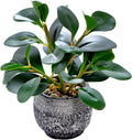 AlphaAcc Artificial Plants Potted Real Looking Small Faux Plant by AlphaAcc