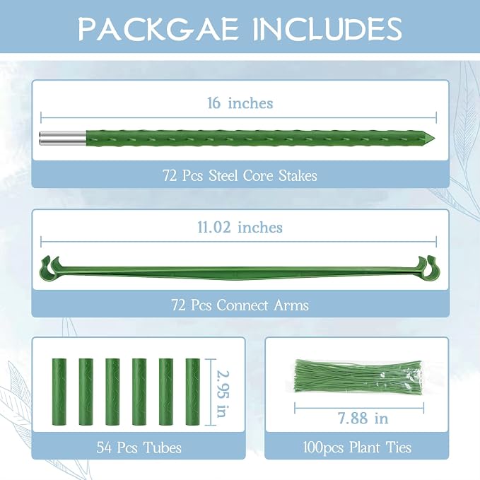 Legigo 6-Pack Tomato Cage for Garden Plant Support- Up to 63inch Garden Stakes - Image 3